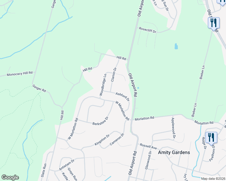 map of restaurants, bars, coffee shops, grocery stores, and more near 102 Clarion Dr in Douglassville