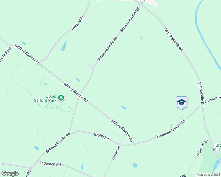 map of restaurants, bars, coffee shops, grocery stores, and more near 1612 Schwenksville Road in Schwenksville