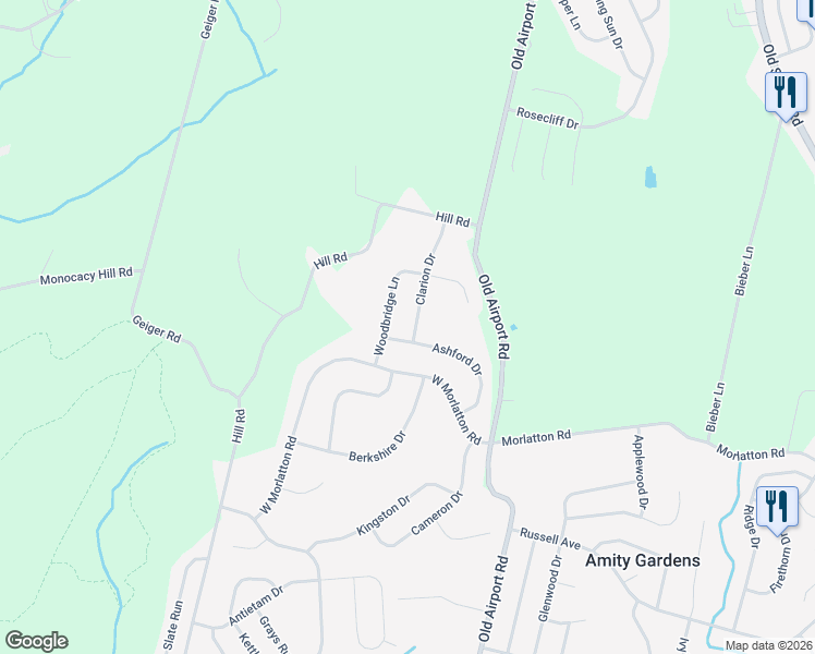 map of restaurants, bars, coffee shops, grocery stores, and more near 102 Clarion Drive in Douglassville