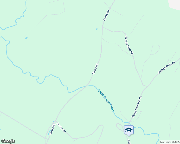 map of restaurants, bars, coffee shops, grocery stores, and more near 17958 Cooks Road in Cassville
