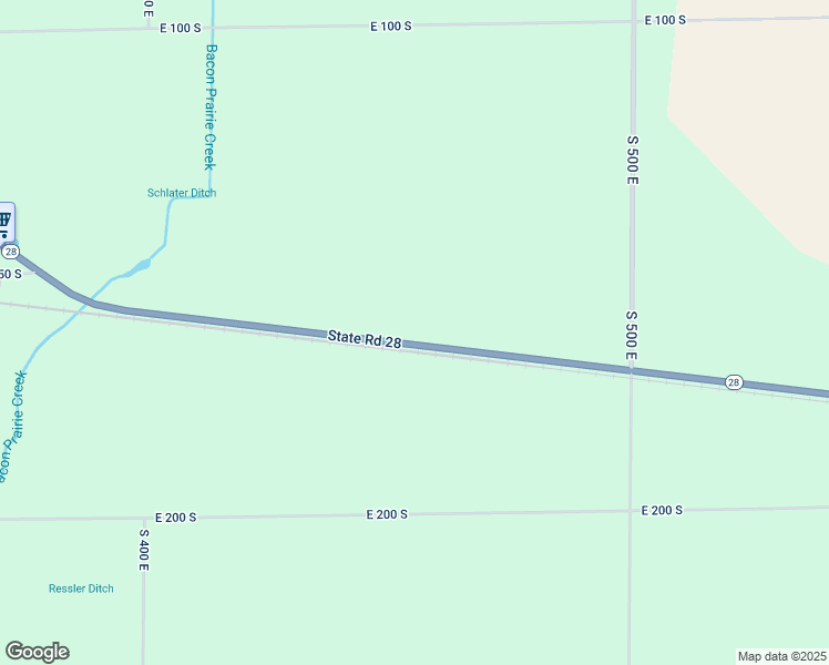 map of restaurants, bars, coffee shops, grocery stores, and more near 4520 Indiana 28 in Tipton