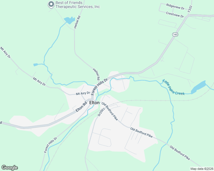 map of restaurants, bars, coffee shops, grocery stores, and more near Lone Road in Windber