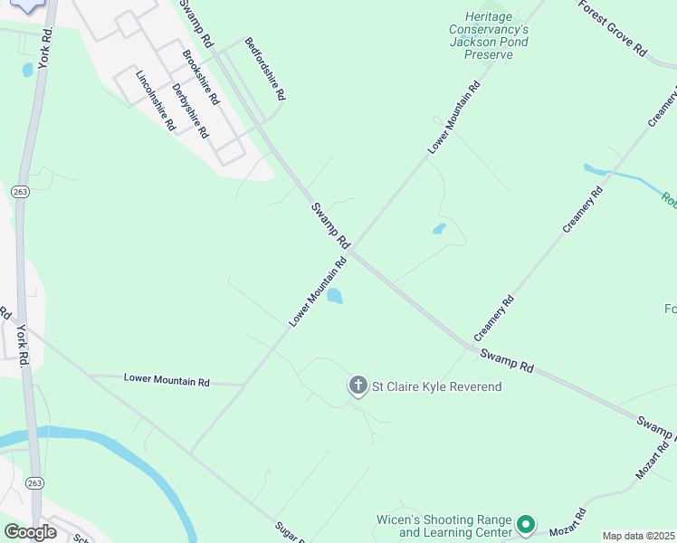 map of restaurants, bars, coffee shops, grocery stores, and more near 3273 Lower Mountain Road in Furlong