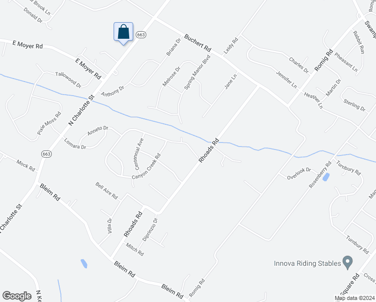 map of restaurants, bars, coffee shops, grocery stores, and more near 2066 Canyon Creek Road in Gilbertsville