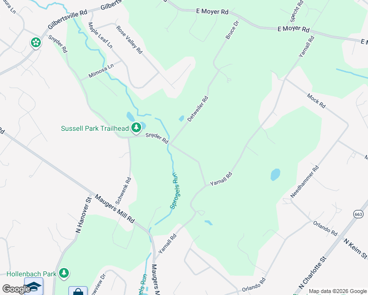map of restaurants, bars, coffee shops, grocery stores, and more near 337 Snyder Road in Pottstown