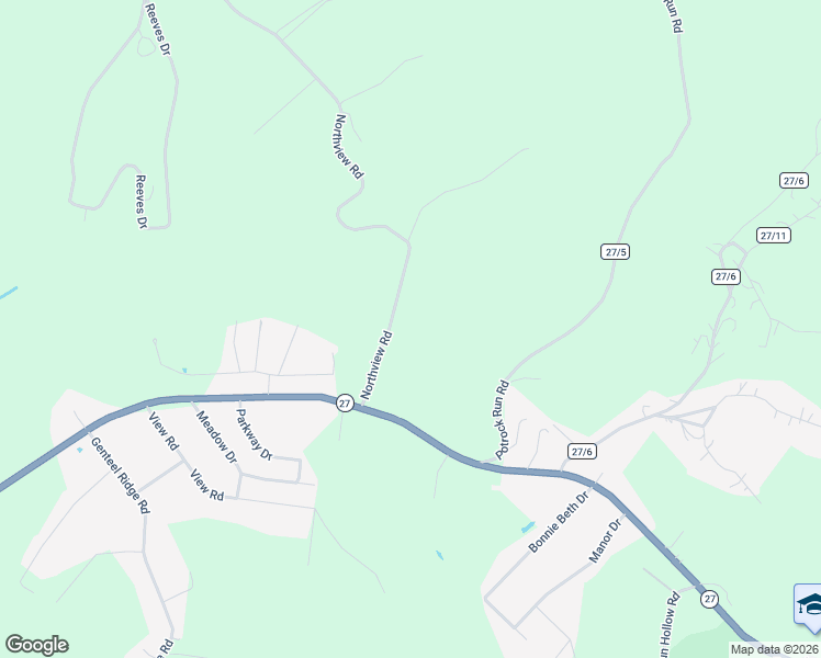 map of restaurants, bars, coffee shops, grocery stores, and more near 230 Northview Road in Wellsburg