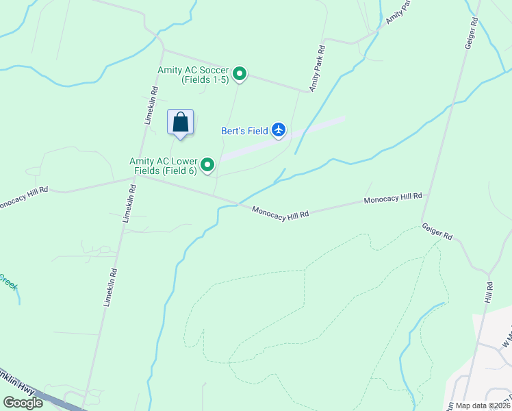 map of restaurants, bars, coffee shops, grocery stores, and more near 587 Monocacy Hill Rd in Birdsboro