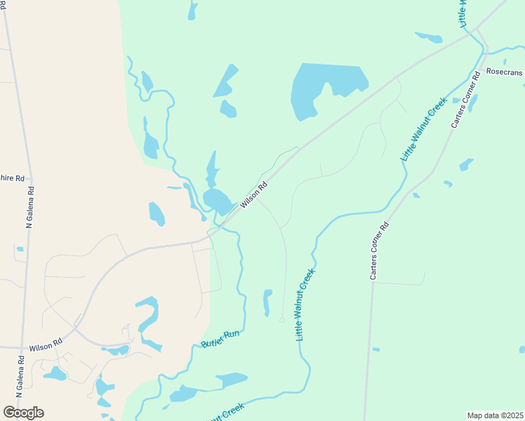 map of restaurants, bars, coffee shops, grocery stores, and more near 1755 Big Bluestem Way in Sunbury