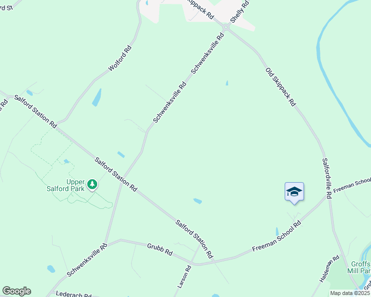 map of restaurants, bars, coffee shops, grocery stores, and more near 1734 Schwenksville Road in Schwenksville