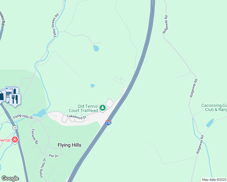 map of restaurants, bars, coffee shops, grocery stores, and more near 9-20 Gulf Stream Drive in Reading