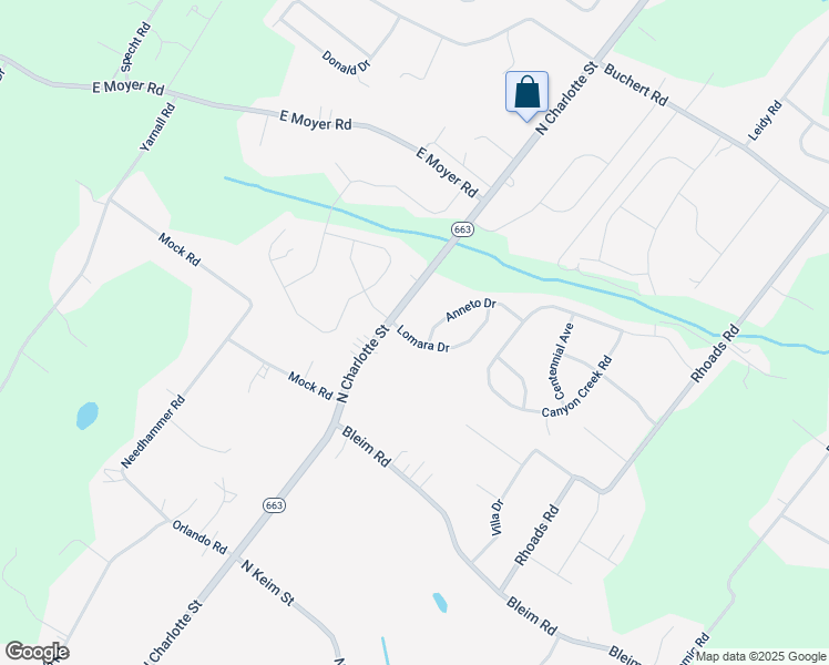 map of restaurants, bars, coffee shops, grocery stores, and more near 2405 Lomara Dr in Gilbertsville
