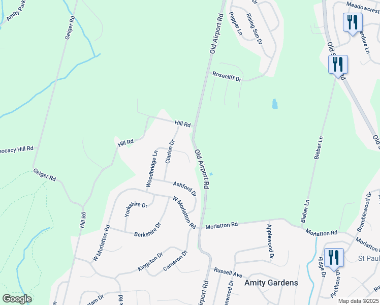 map of restaurants, bars, coffee shops, grocery stores, and more near 311 Woodbridge Lane in Douglassville