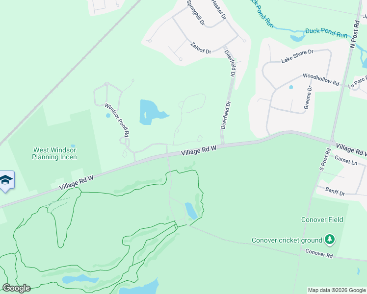 map of restaurants, bars, coffee shops, grocery stores, and more near 7 York Road in West Windsor Township