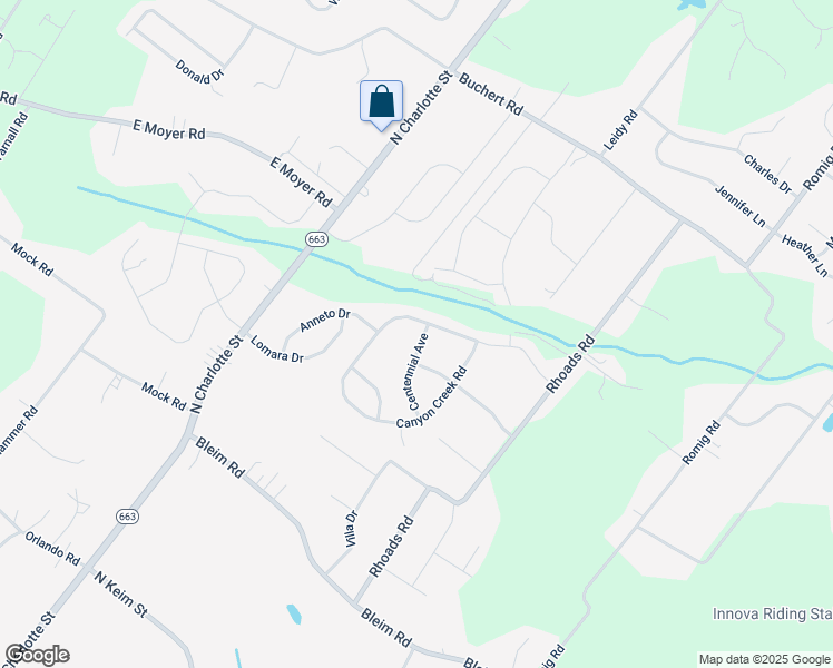map of restaurants, bars, coffee shops, grocery stores, and more near 503 Centennial Avenue in Gilbertsville