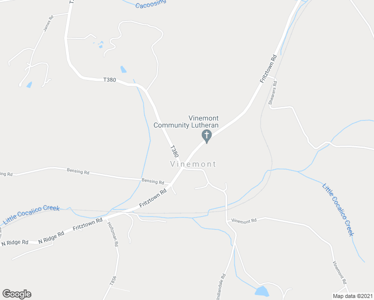 map of restaurants, bars, coffee shops, grocery stores, and more near 290 Vinemont Road in Reinholds