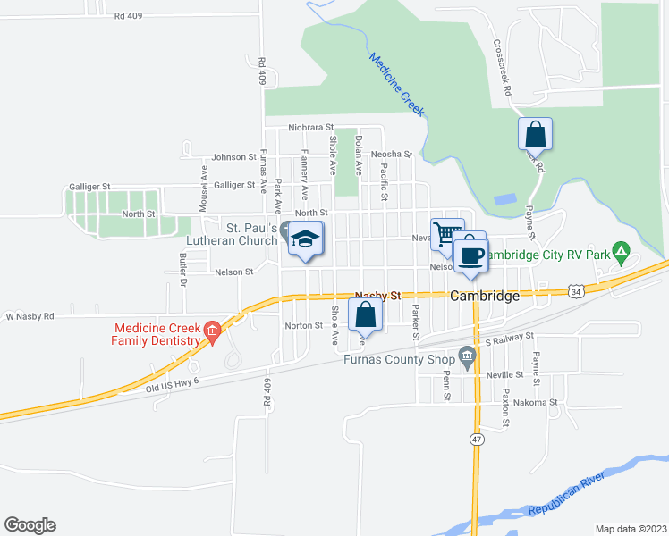 map of restaurants, bars, coffee shops, grocery stores, and more near 1003 Nelson Street in Cambridge