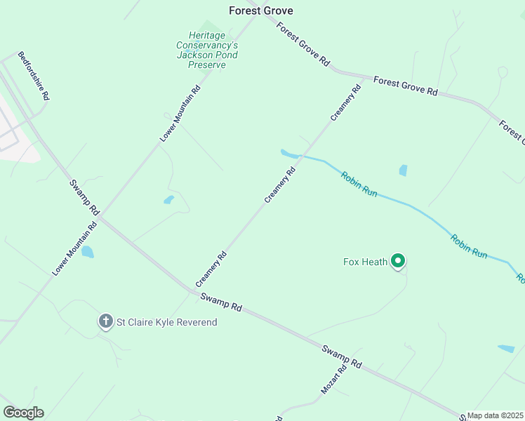 map of restaurants, bars, coffee shops, grocery stores, and more near 3609 Creamery Road in Furlong