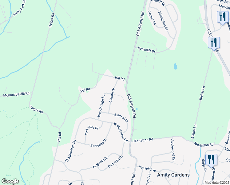 map of restaurants, bars, coffee shops, grocery stores, and more near 301 Woodbridge Lane in Douglassville