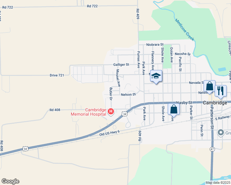 map of restaurants, bars, coffee shops, grocery stores, and more near 1319 Nelson Street in Cambridge