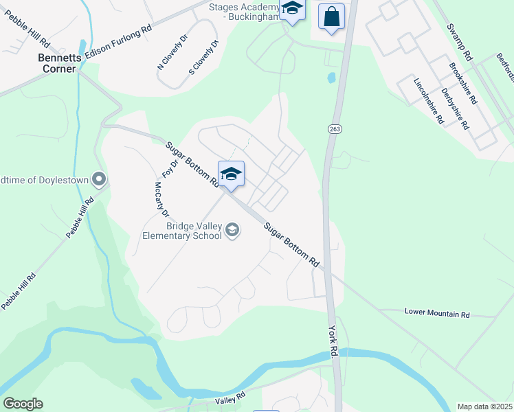 map of restaurants, bars, coffee shops, grocery stores, and more near 3011 Dorchester Street East in Furlong