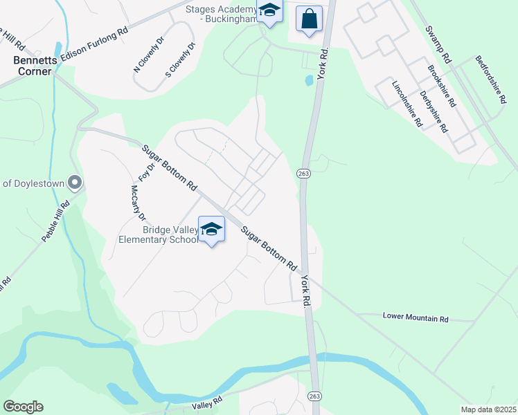 map of restaurants, bars, coffee shops, grocery stores, and more near 3051 Dorchester Street East in Furlong