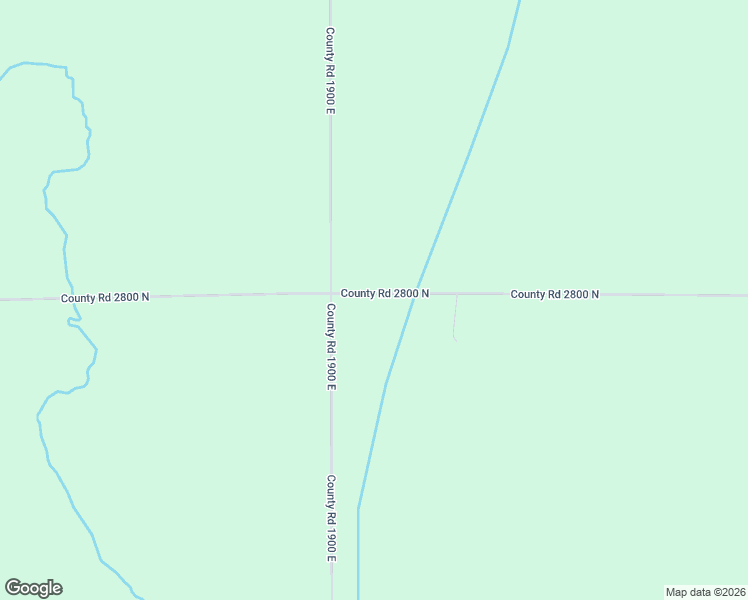 map of restaurants, bars, coffee shops, grocery stores, and more near 1909 County Road 2800 North in Rantoul
