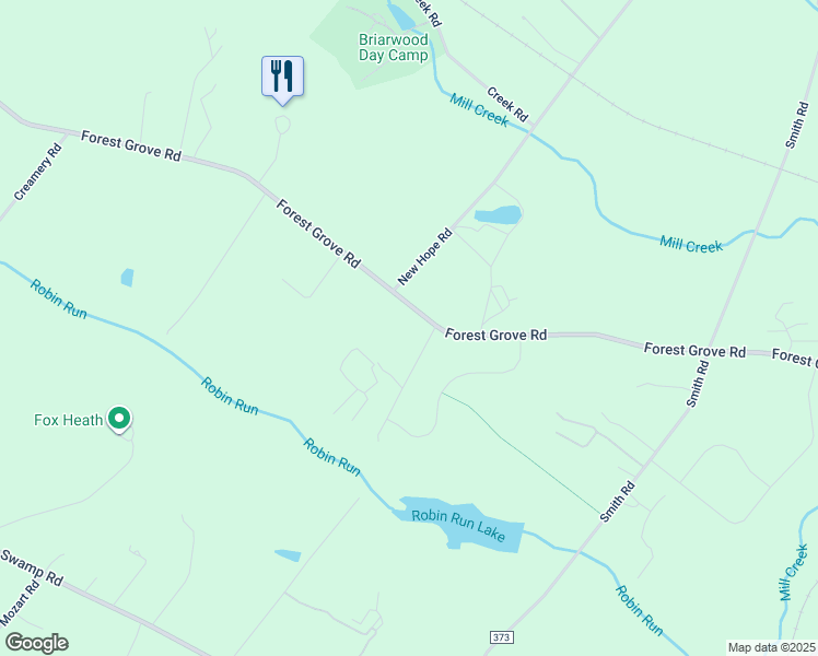 map of restaurants, bars, coffee shops, grocery stores, and more near 1168 Forest Grove Road in Furlong