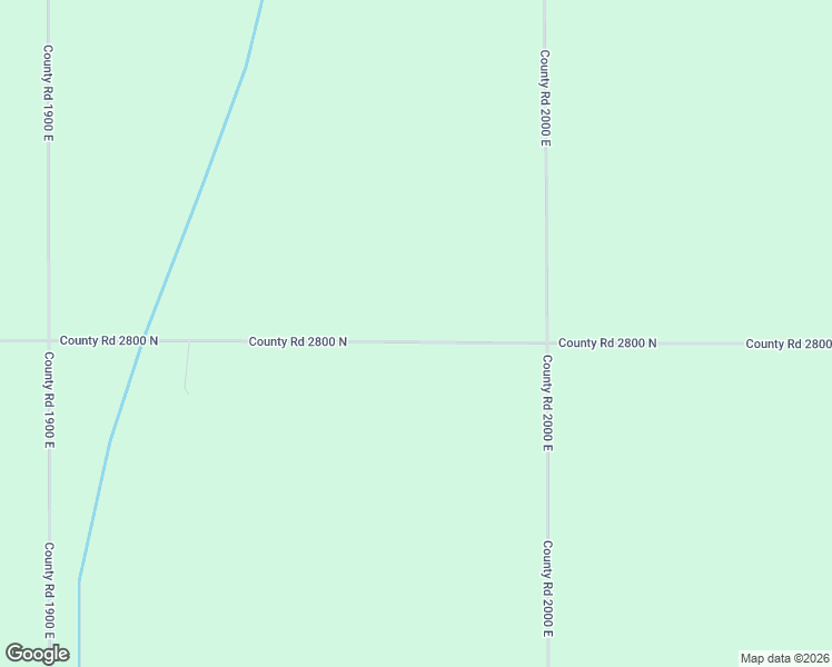 map of restaurants, bars, coffee shops, grocery stores, and more near 1972 County Road 2800 North in Rantoul