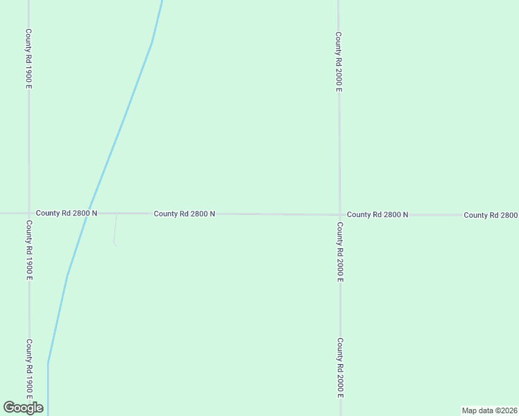 map of restaurants, bars, coffee shops, grocery stores, and more near 1972 County Road 2800 North in Rantoul