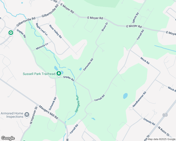 map of restaurants, bars, coffee shops, grocery stores, and more near 1998 Detweiler Road in Pottstown