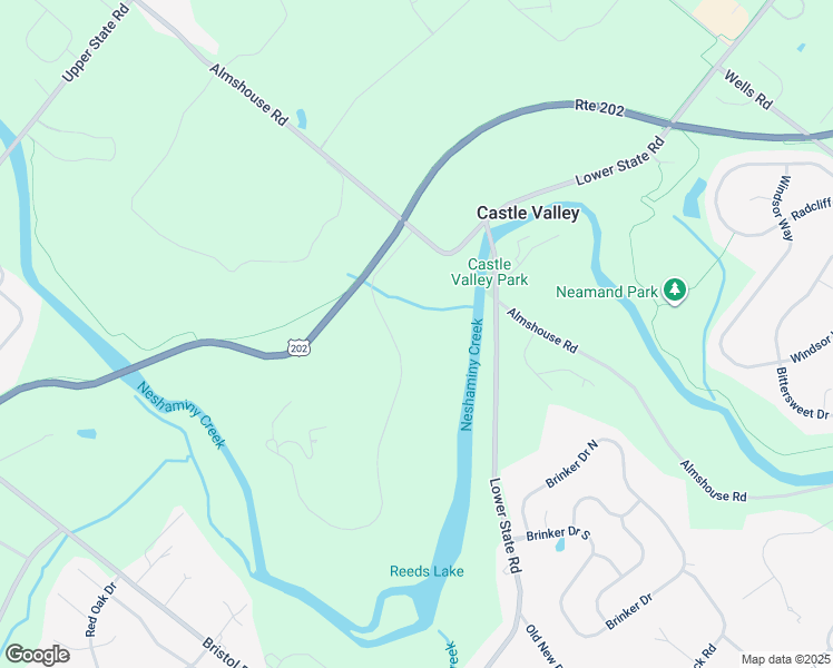 map of restaurants, bars, coffee shops, grocery stores, and more near 3 Quail Drive in Doylestown