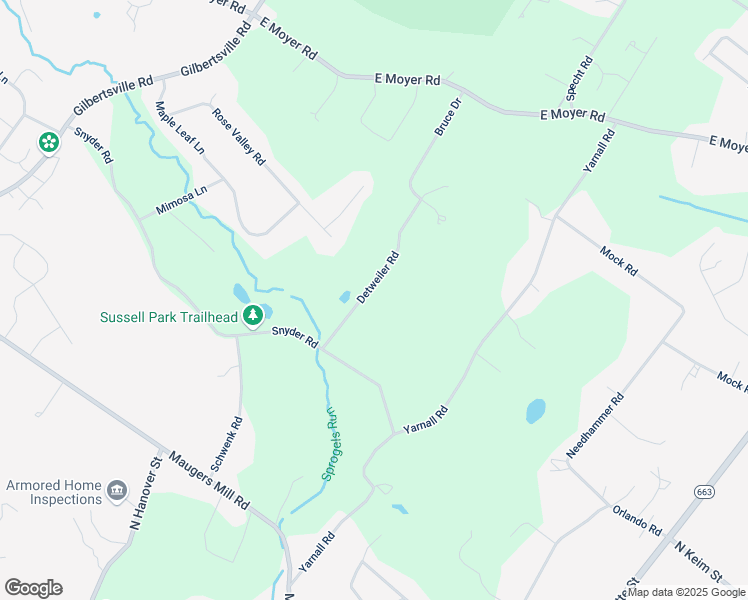 map of restaurants, bars, coffee shops, grocery stores, and more near 1998 Detweiler Road in Pottstown