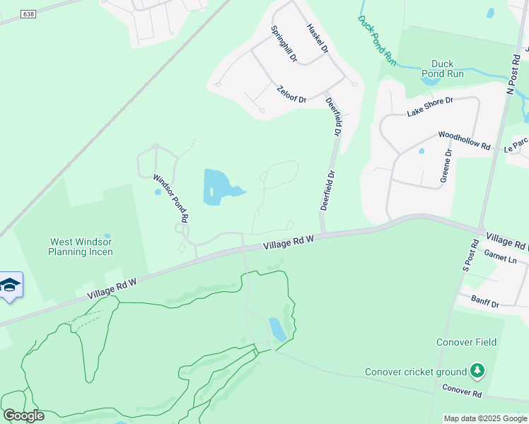 map of restaurants, bars, coffee shops, grocery stores, and more near 18 Lancaster Court in West Windsor Township