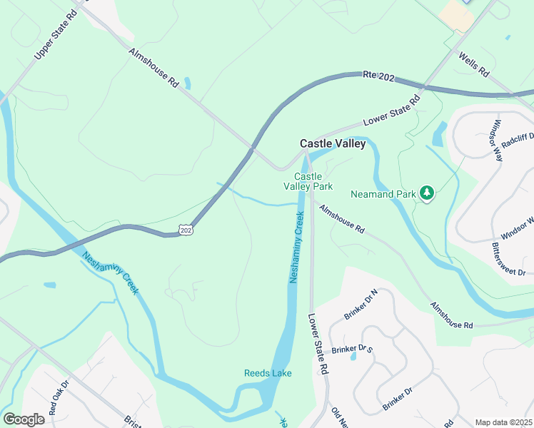 map of restaurants, bars, coffee shops, grocery stores, and more near 3 Quail Drive in Doylestown