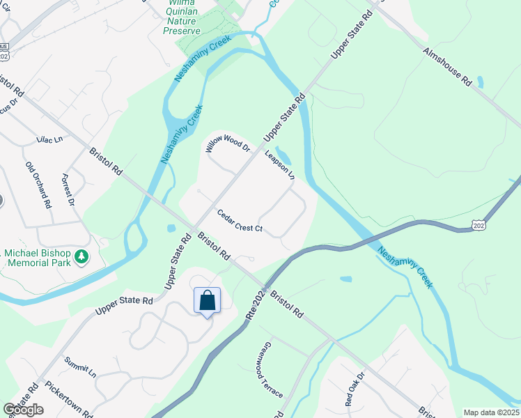 map of restaurants, bars, coffee shops, grocery stores, and more near 26 Leapson Lane in Doylestown
