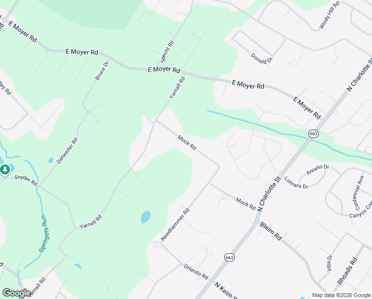map of restaurants, bars, coffee shops, grocery stores, and more near 2147 Needhammer Road in Pottstown