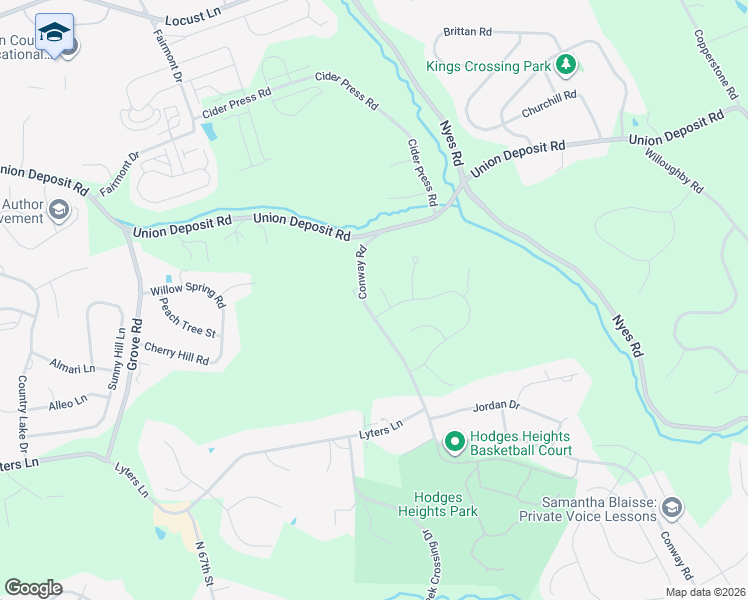 map of restaurants, bars, coffee shops, grocery stores, and more near 6444 Finch Lane in Harrisburg