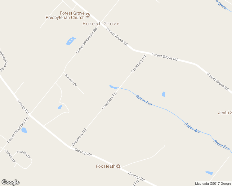 map of restaurants, bars, coffee shops, grocery stores, and more near 3609 Creamery Road in Furlong