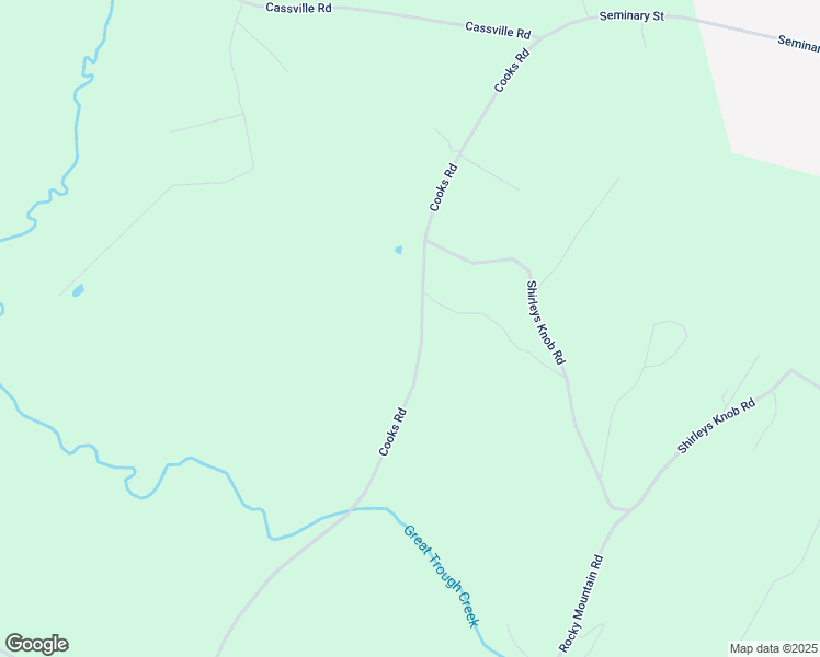 map of restaurants, bars, coffee shops, grocery stores, and more near 17958 Cooks Road in Cassville