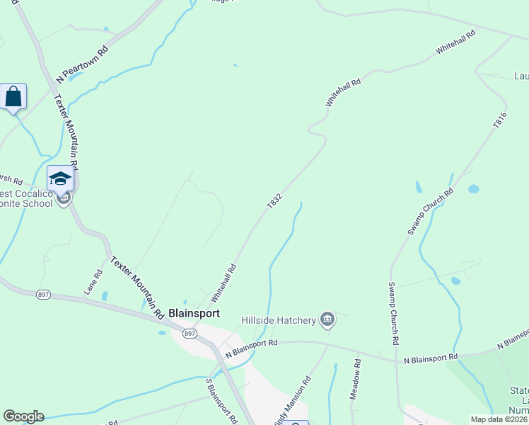 map of restaurants, bars, coffee shops, grocery stores, and more near 215 Whitehall Road in Reinholds