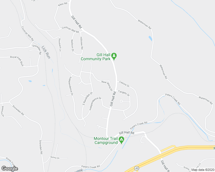 map of restaurants, bars, coffee shops, grocery stores, and more near 320 New World Drive in Clairton