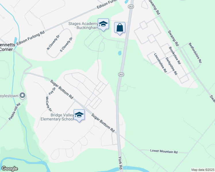 map of restaurants, bars, coffee shops, grocery stores, and more near 3161 East Brighton Street in Furlong