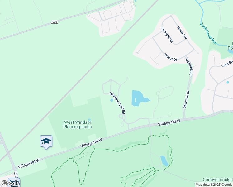 map of restaurants, bars, coffee shops, grocery stores, and more near 5 Normandy Drive in West Windsor Township