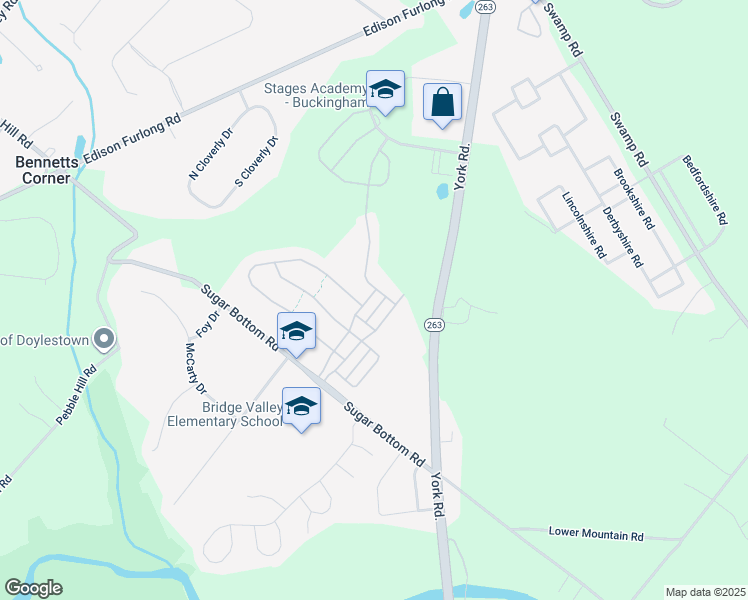map of restaurants, bars, coffee shops, grocery stores, and more near 3133 West Briton Street in Furlong