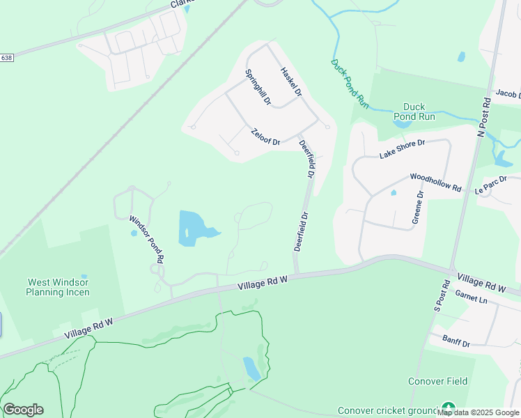 map of restaurants, bars, coffee shops, grocery stores, and more near 50 Warwick Road in West Windsor Township