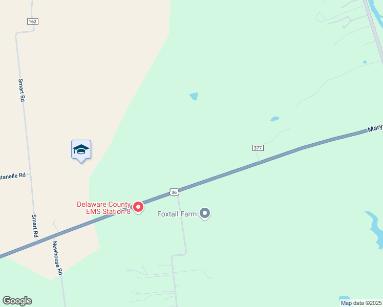 map of restaurants, bars, coffee shops, grocery stores, and more near 6140 Marysville Road in Ostrander