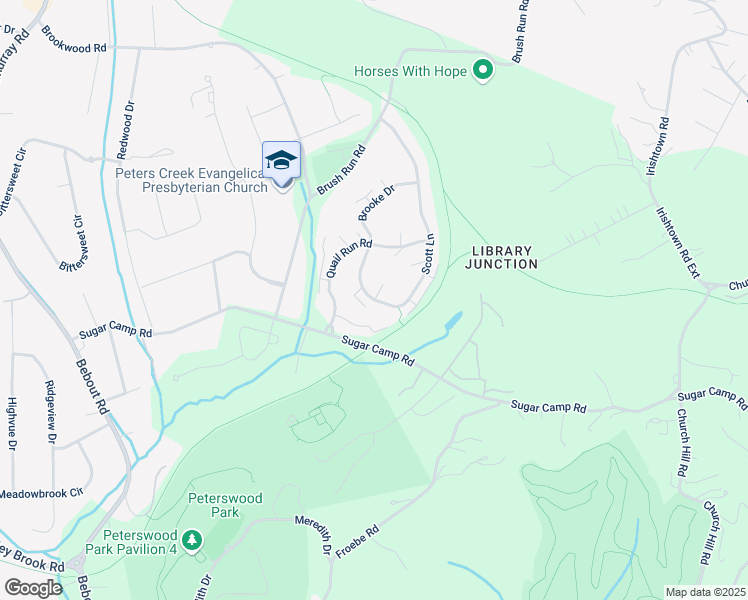 map of restaurants, bars, coffee shops, grocery stores, and more near 227 Scott Lane in Venetia