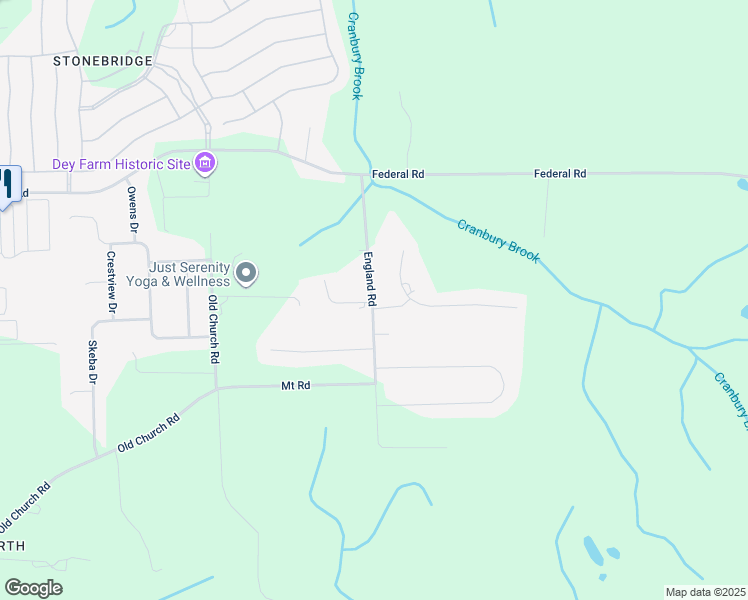 map of restaurants, bars, coffee shops, grocery stores, and more near 6 Brentwood Place in Monroe Township
