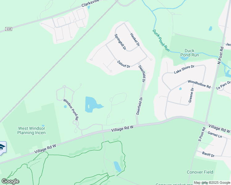 map of restaurants, bars, coffee shops, grocery stores, and more near 59 Warwick Road in West Windsor Township