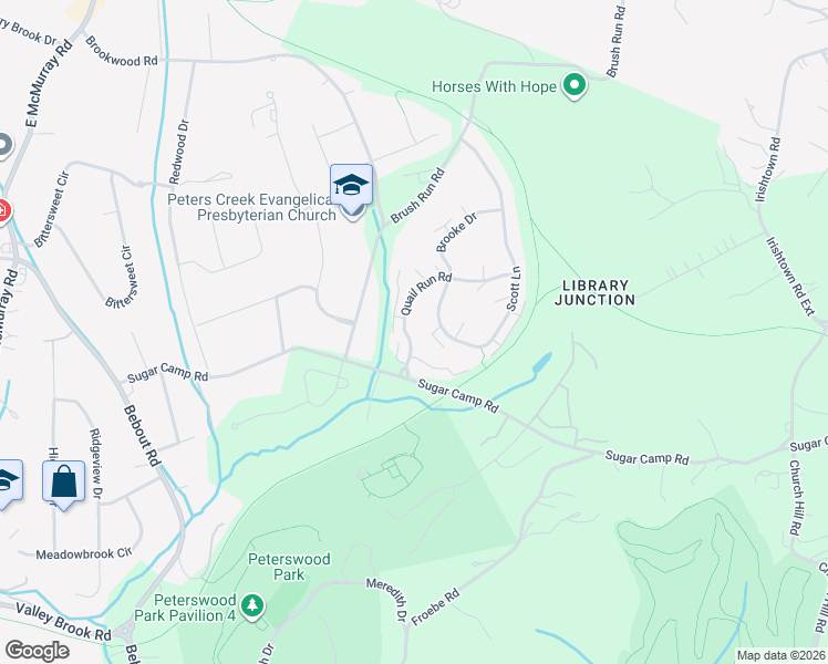 map of restaurants, bars, coffee shops, grocery stores, and more near 232 Quail Run Road in Venetia